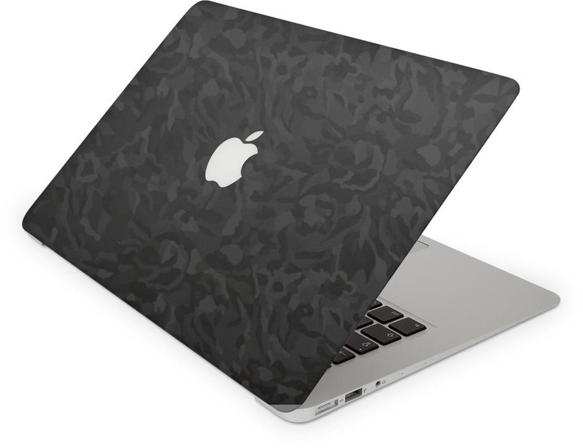 Macbook Air 13’’  Camouflage Zwart Skin [2020 Met Apple M1 chip] - 3M Wrap